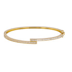 14KT Gold Diamond Ramona Bangle Bracelet