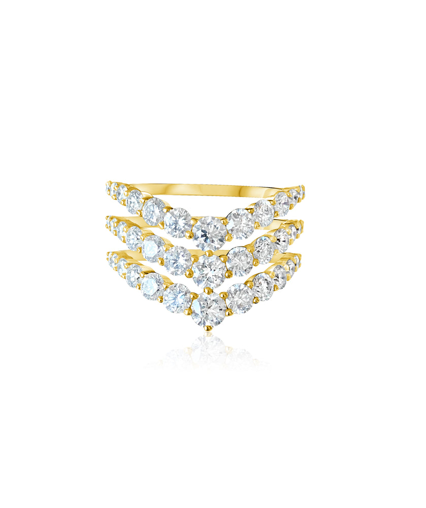 14KT Gold Diamond Lani Luxe Ring
