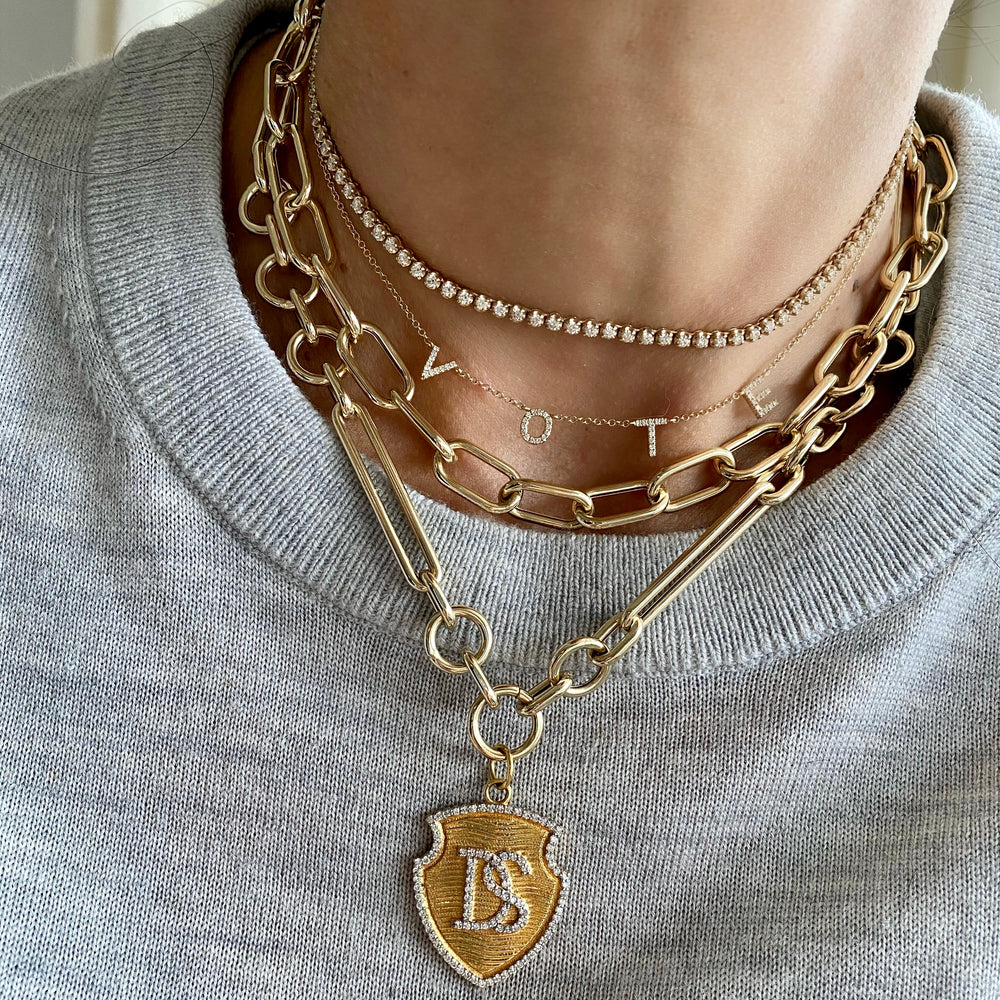14KT Gold Adele Link Chain Necklace