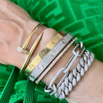 14KT Gold Diamond Essential Bangle Bracelet