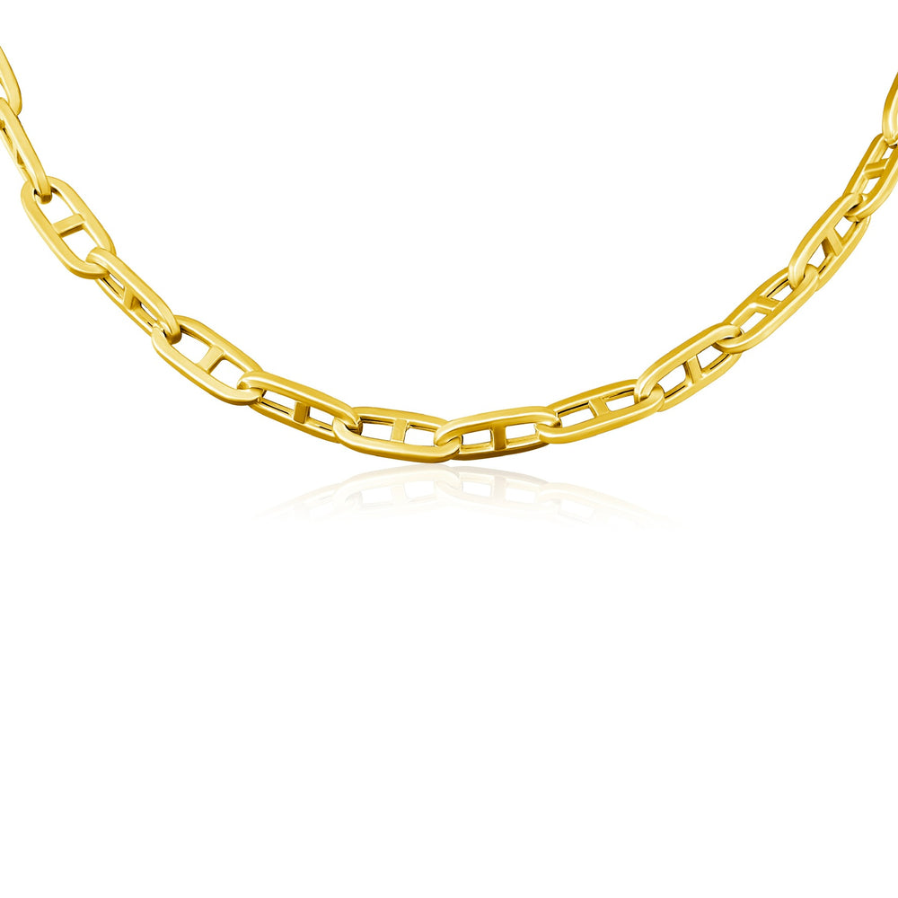 
                
                    Load image into Gallery viewer, 14KT Gold Carolina Link Chain Necklace
                
            