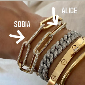 14KT Gold Diamond Luxe Alice Bracelet