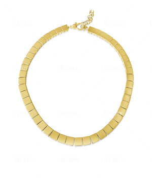 
                
                    Load image into Gallery viewer, 14KT Gold Jackie Statement Necklace
                
            