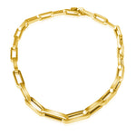 14KT Gold Jumbo Vivian Paperclip Link Chain Necklace