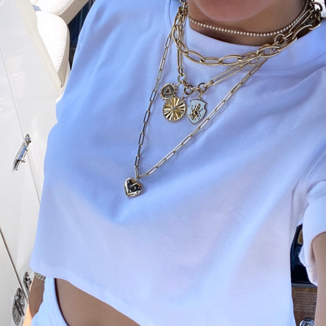14KT Gold Leila Jumbo Link Chain Necklace