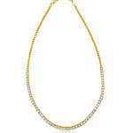 14KT Gold Diamond Clemence Luxe Tennis Necklace