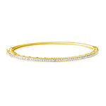 14KT Gold Diamond Essential Bangle Bracelet