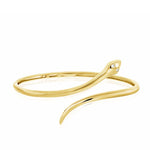 14KT Gold Snake Bangle Bracelet