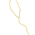 14KT Gold Diamond Noemie Lariat Necklace