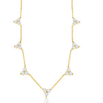 14KT Gold Diamond Cindy Necklace