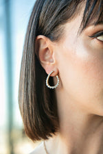 14KT Gold Diamond, LUXE, Leyla Earrings