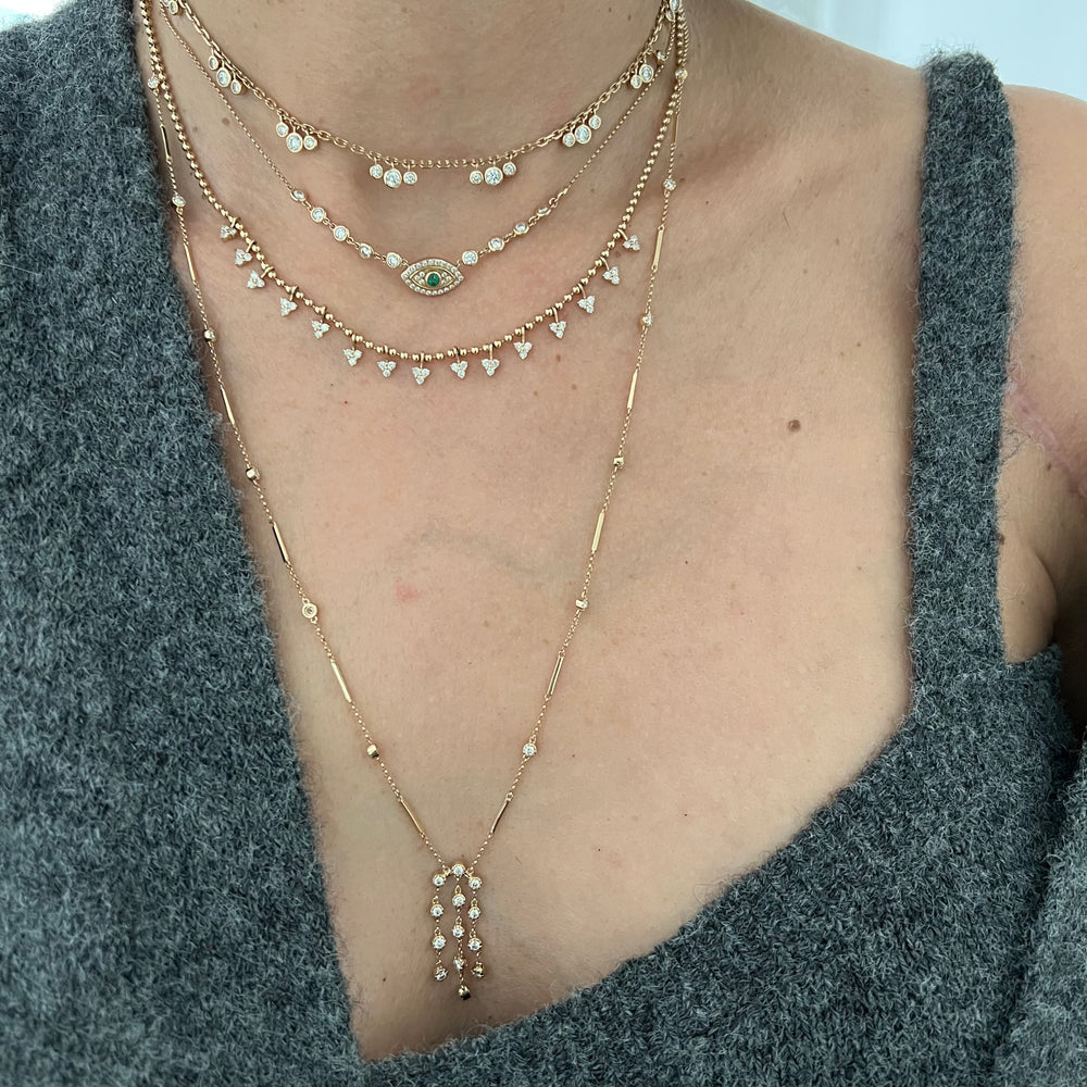 14KT Gold Diamond Azzura Necklace