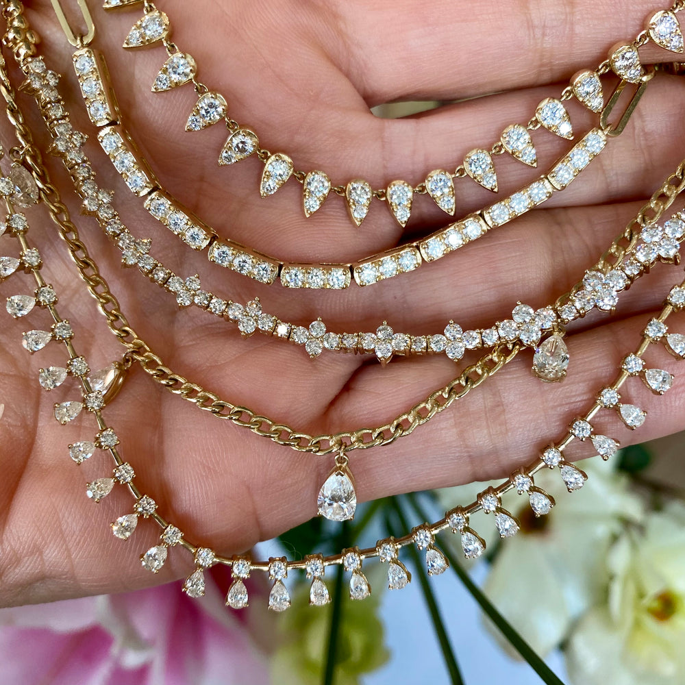 14KT Gold Diamond Stellar Luxe Necklace