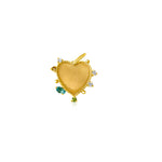 14KT Gold Gemstones Alice Charm Pendant