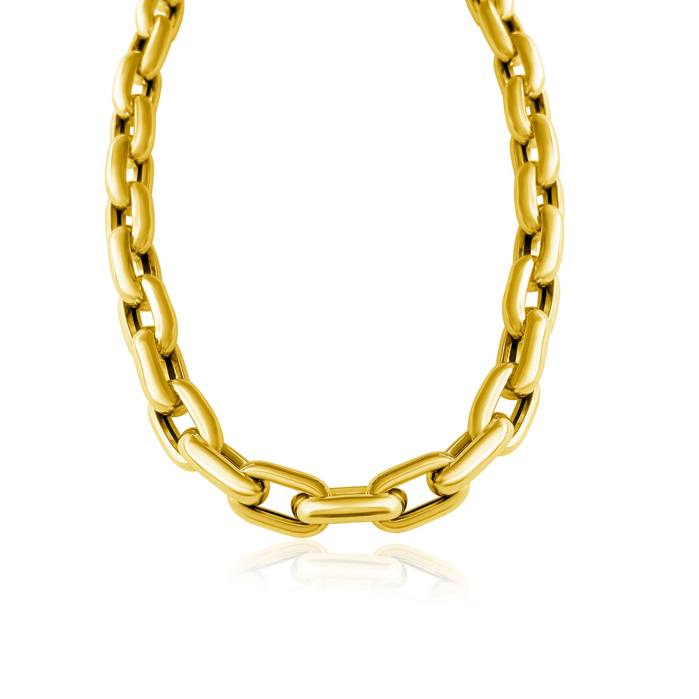 14KT Gold Jumbo Melody Chain Necklace