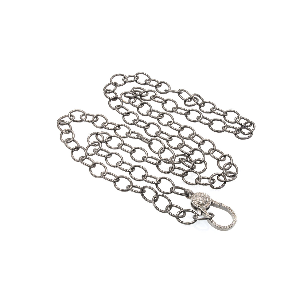 Chain With Diamond Clasp - DilaraSaatci