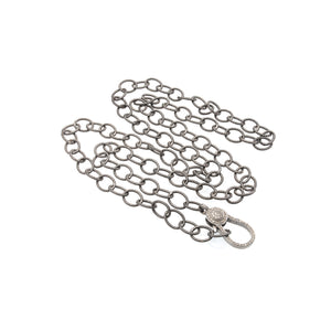 Chain With Diamond Clasp - DilaraSaatci