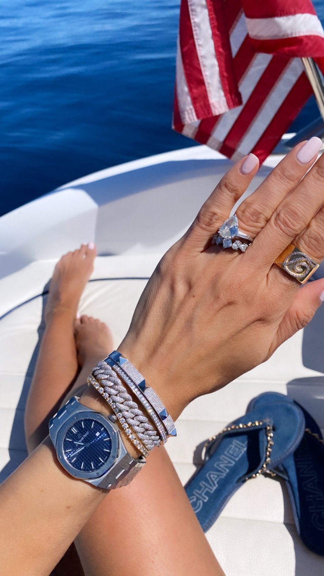 14KT Gold Diamond Luxe Cuban Link Bracelet