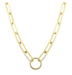 14KT Gold Diamond Alana Charm Necklace