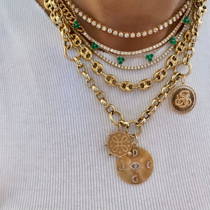 
                
                    Load image into Gallery viewer, 14KT Gold Camila Nautical Link Necklace
                
            