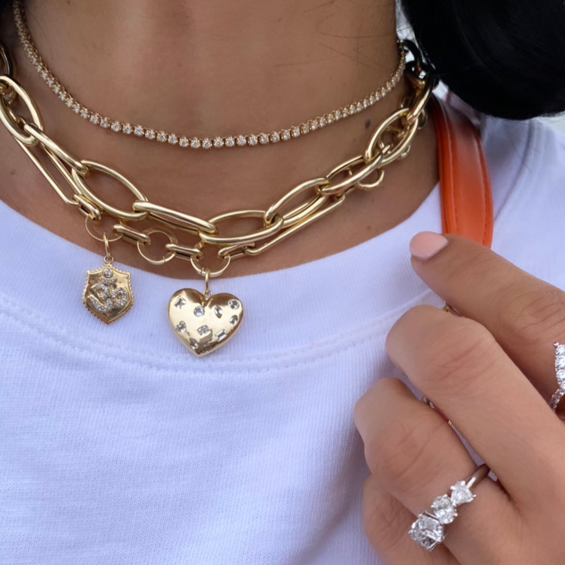 14KT Gold Leila Jumbo Link Chain Necklace