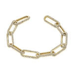14KT Gold Diamond Luxe Lina Link Bracelet